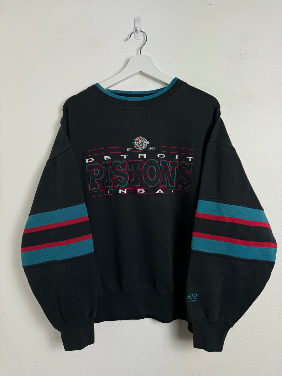 Vintage NBA pistons Sweater Size : L – Real King Vintage